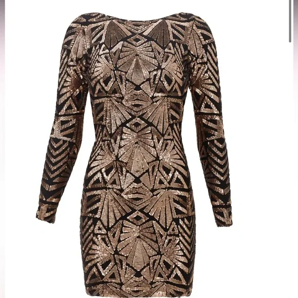 Dress the Population | Dresses | Dress The Population Black And Gold Sequin Dress | Poshmark Dress the Population | Dresses | Dress The Population Black And Gold Sequin Dress | Poshmark
